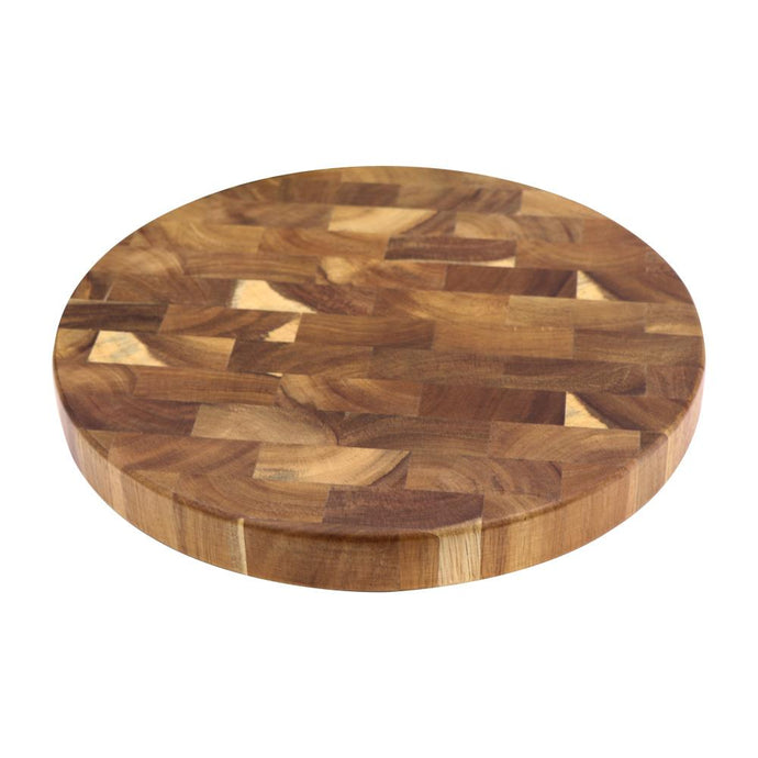 Round Solid Wood Cutting Board