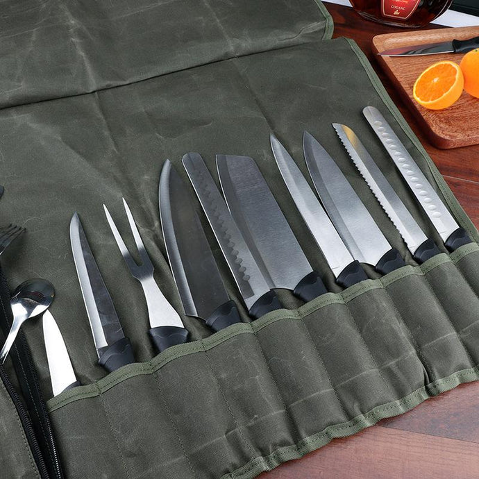Kitchen Knife Carrier Canvas Bag