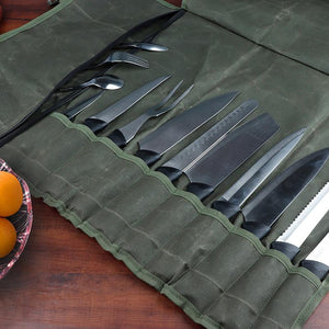 Kitchen Knife Carrier Canvas Bag