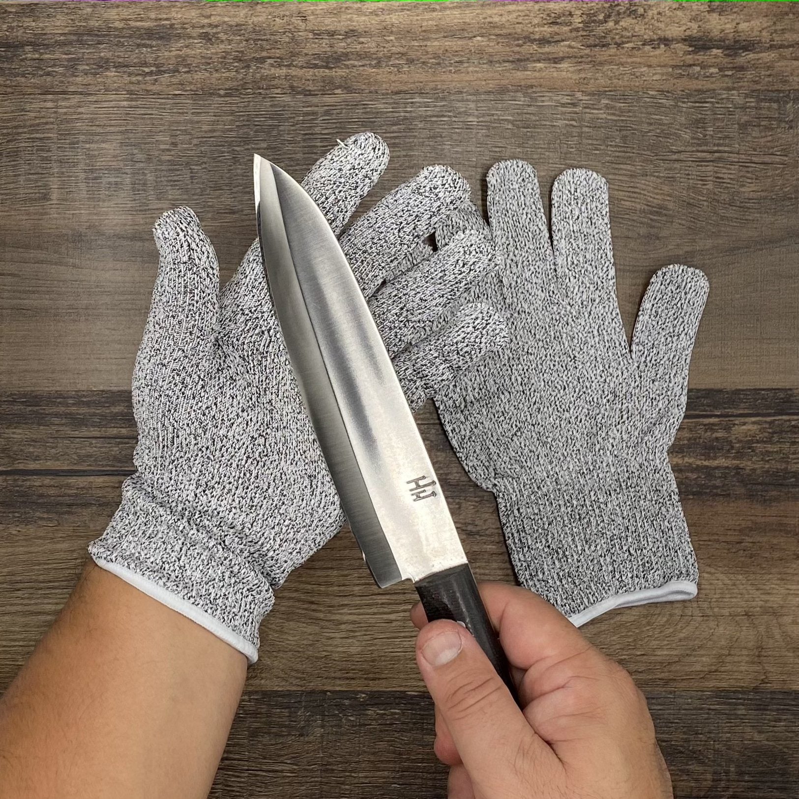 Food Grade Kitchen Cut Resistant Gloves (Pair) for Cutting and